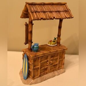 Yankee Candle resin Bamboo Tiki Bar Decor tea light 11”